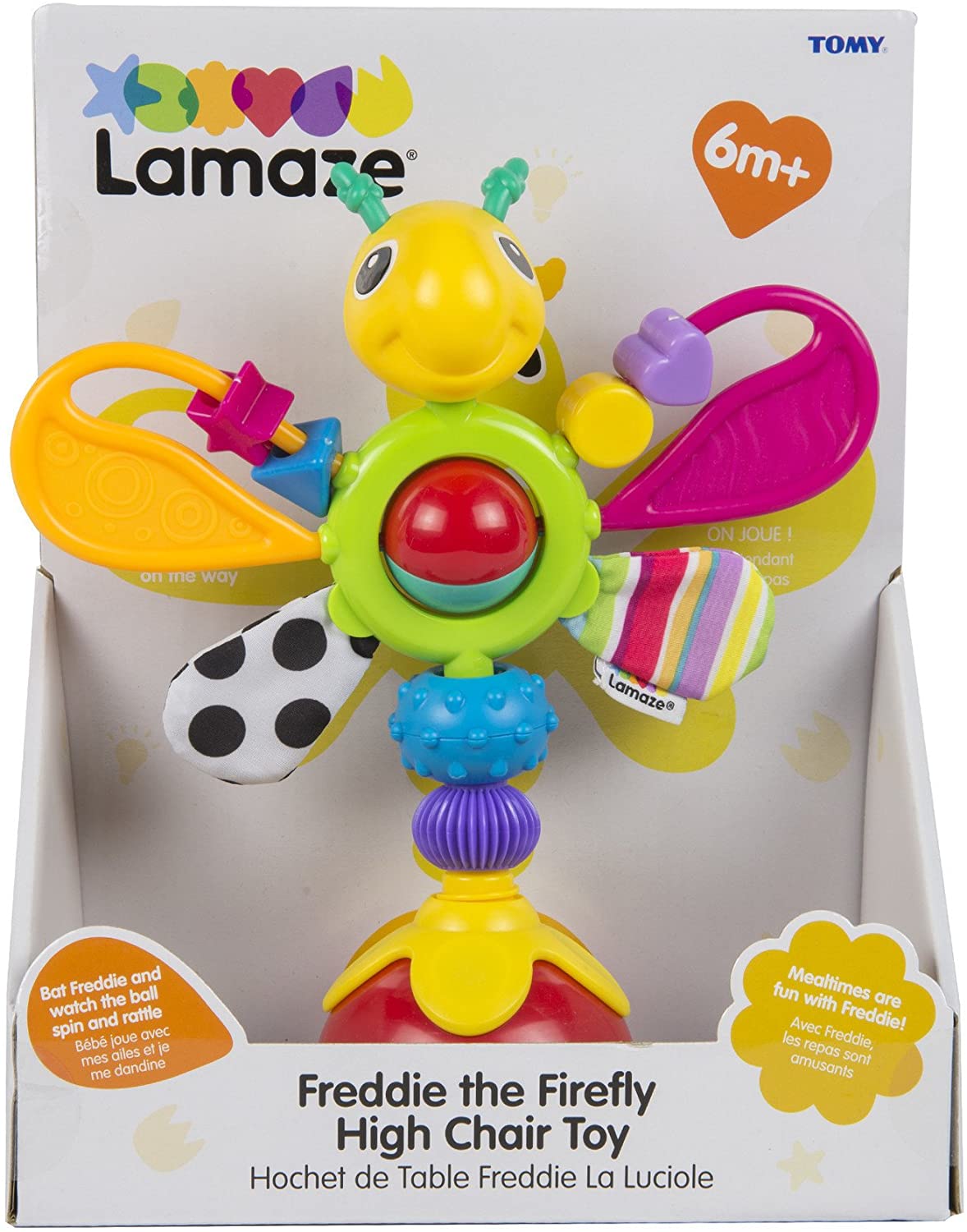 LAMAZE Freddie the Firefly Table Top Baby Toy, Babies Toy for Sensory