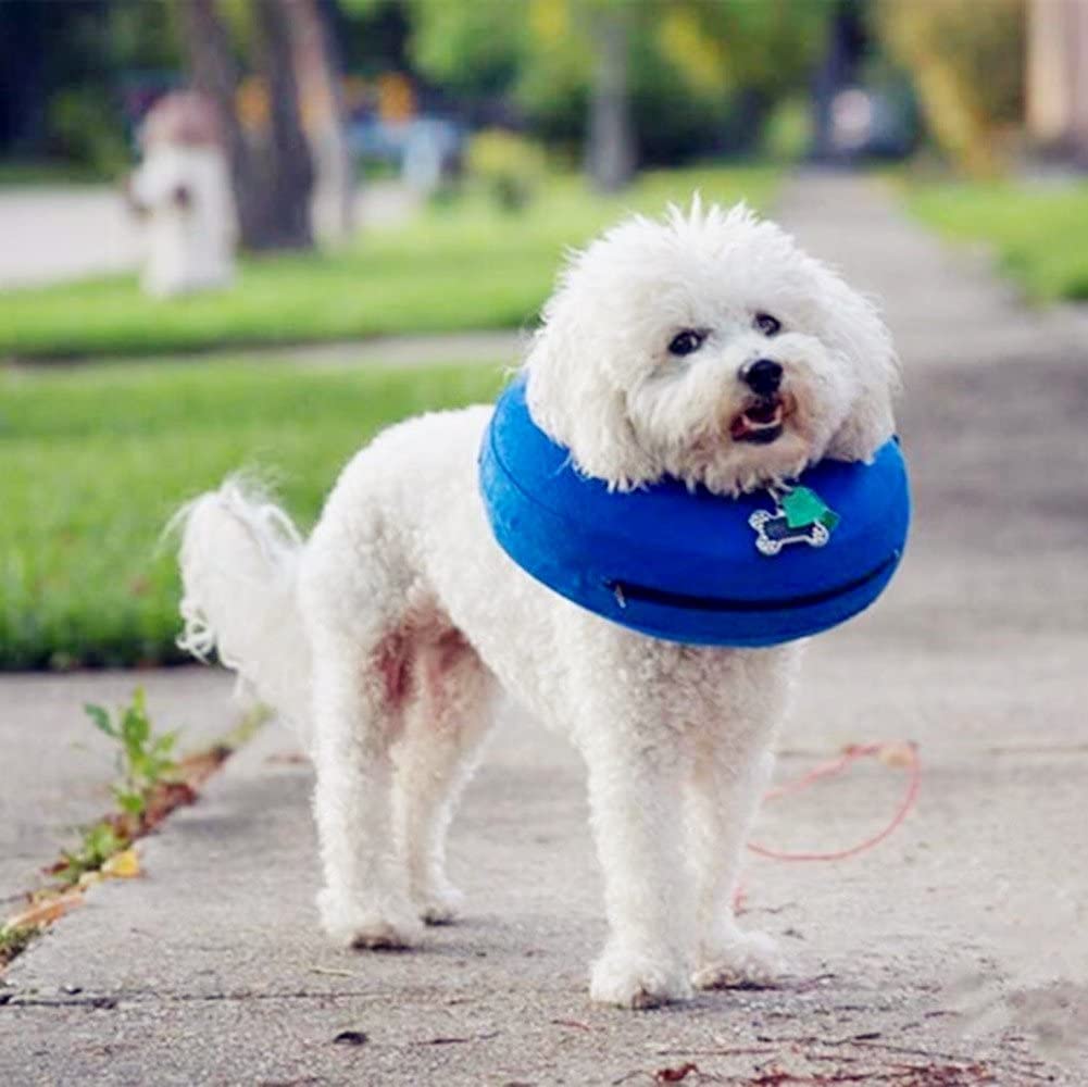 Emwel Pet Inflatable Collar for Dogs and Cats, Comfy Dog Protective