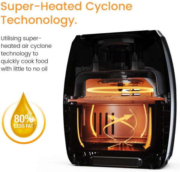 Pro Breeze 4.2L Air Fryer with Digital Display 1400W, Timer and Fully