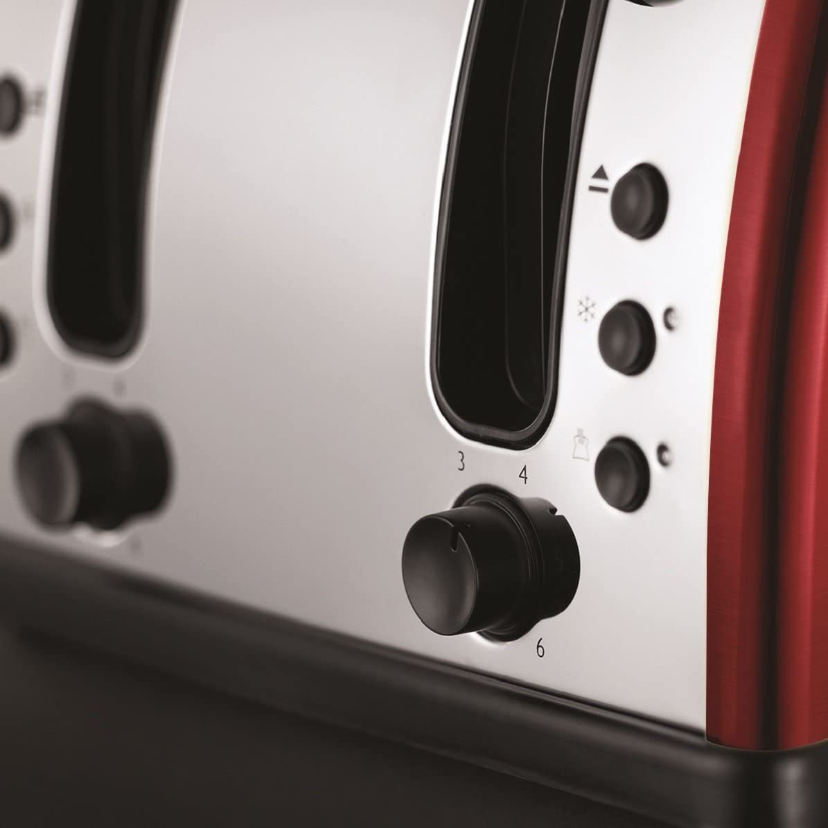 Russell Hobbs 21301 Legacy 4Slice Toaster Metallic Red