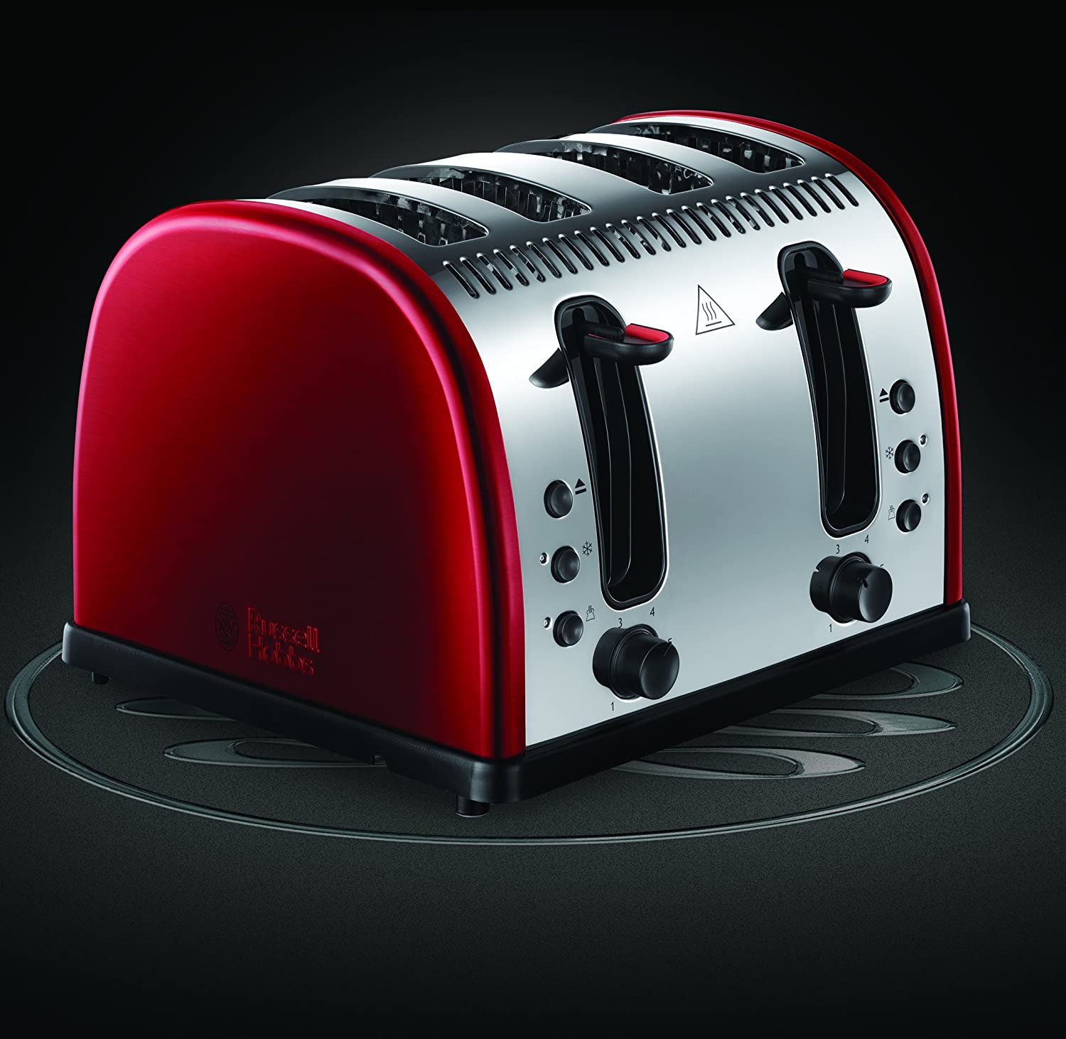 Russell Hobbs 21301 Legacy 4Slice Toaster Metallic Red
